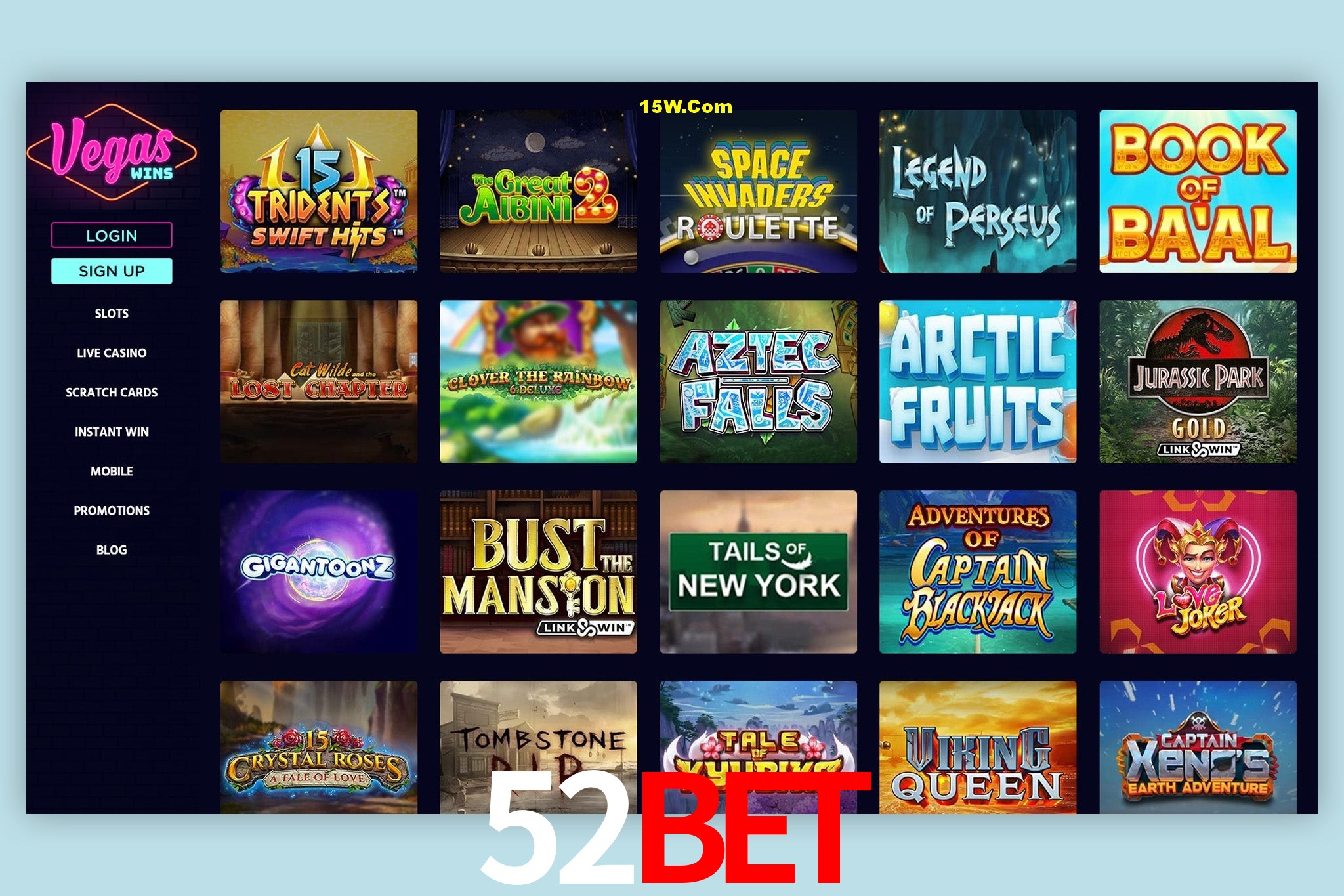 Bonus Features 52Bet
